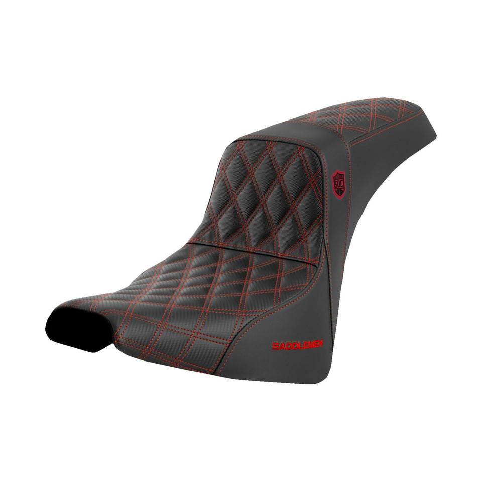 SADDLEMEN - PRO SERIES SDC PERFORMANCE SEAT - SOFTAIL - FAT BOB / STREET BOB - '18-'23 / STREET BOB / SOFTAIL STANDARD / NO BACKREST
