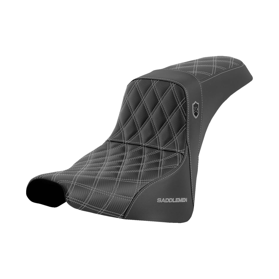 SADDLEMEN - PRO SERIES SDC PERFORMANCE SEAT - SOFTAIL - FAT BOB / STREET BOB - '18-'23 / STREET BOB / SOFTAIL STANDARD / NO BACKREST