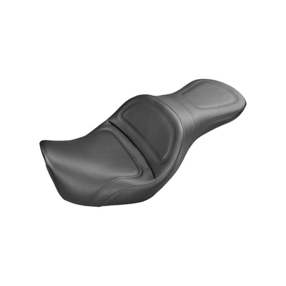 SADDLEMEN - SEAT - EXPLORER(TM) - WITHOUT BACKREST - STITCHED - BLACK - DYNA '06-'17