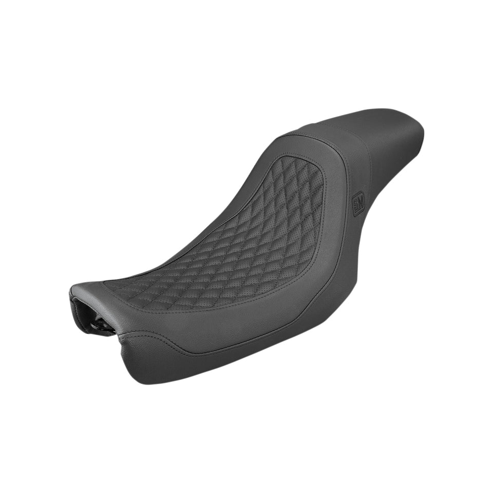SADDLEMEN - SPEED MERCHANT PRO SERIES SEAT - BLACK - FLD/FXD '06-'17