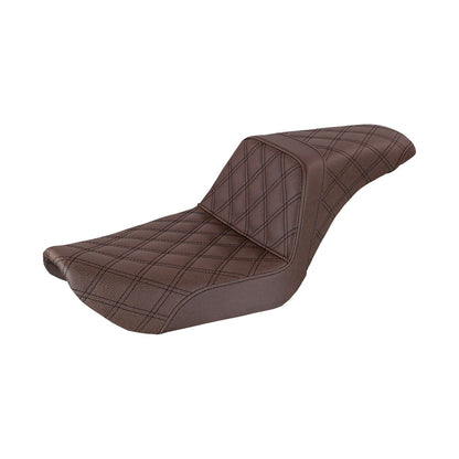 SADDLEMEN - STEP-UP - FULL LATTICE STITCH SEAT - DYNA