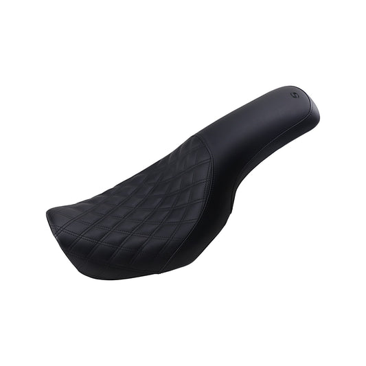 SADDLEMEN - PROFILER SEAT - FRONT LATTICE/REAR SMOOTH - BLACK - FL/FX '06-'17