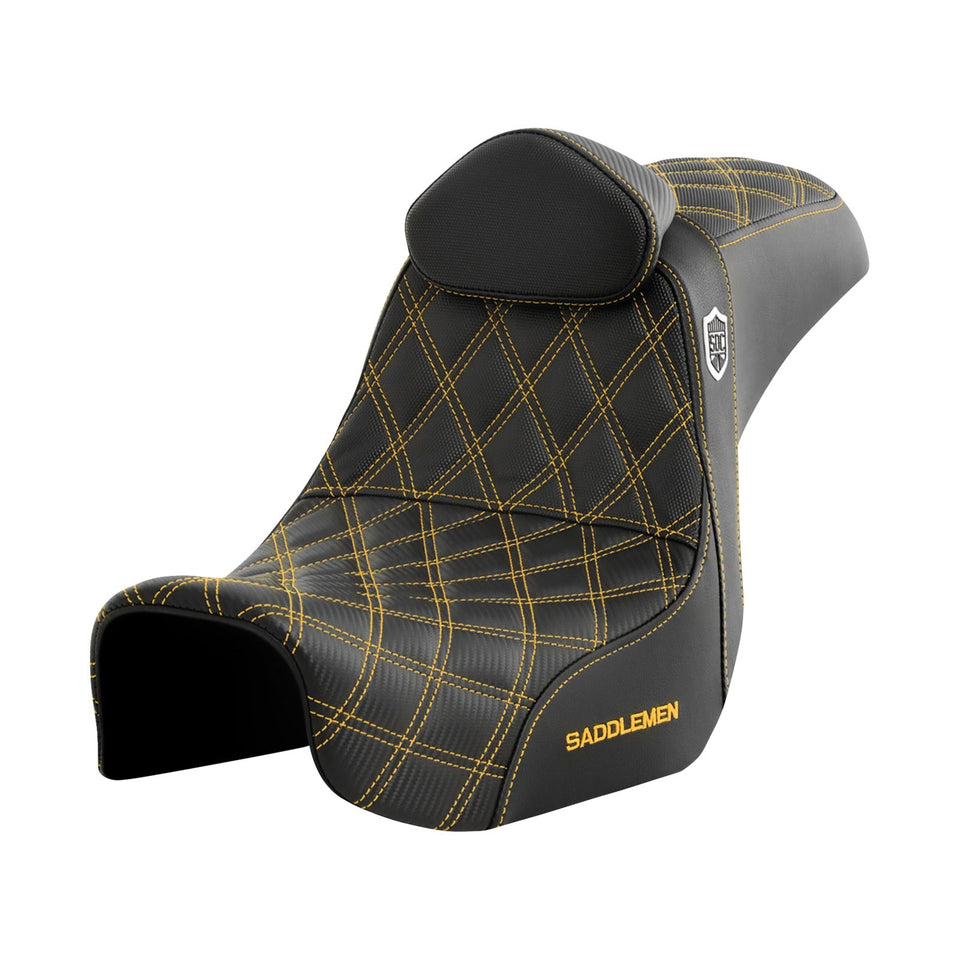 SADDLEMEN - PRO SERIES SDC PERFORMANCE SEAT - DYNA - '06-'17 / LOW RIDER S / STREET BOB / FAT BOB / WIDE GLIDE