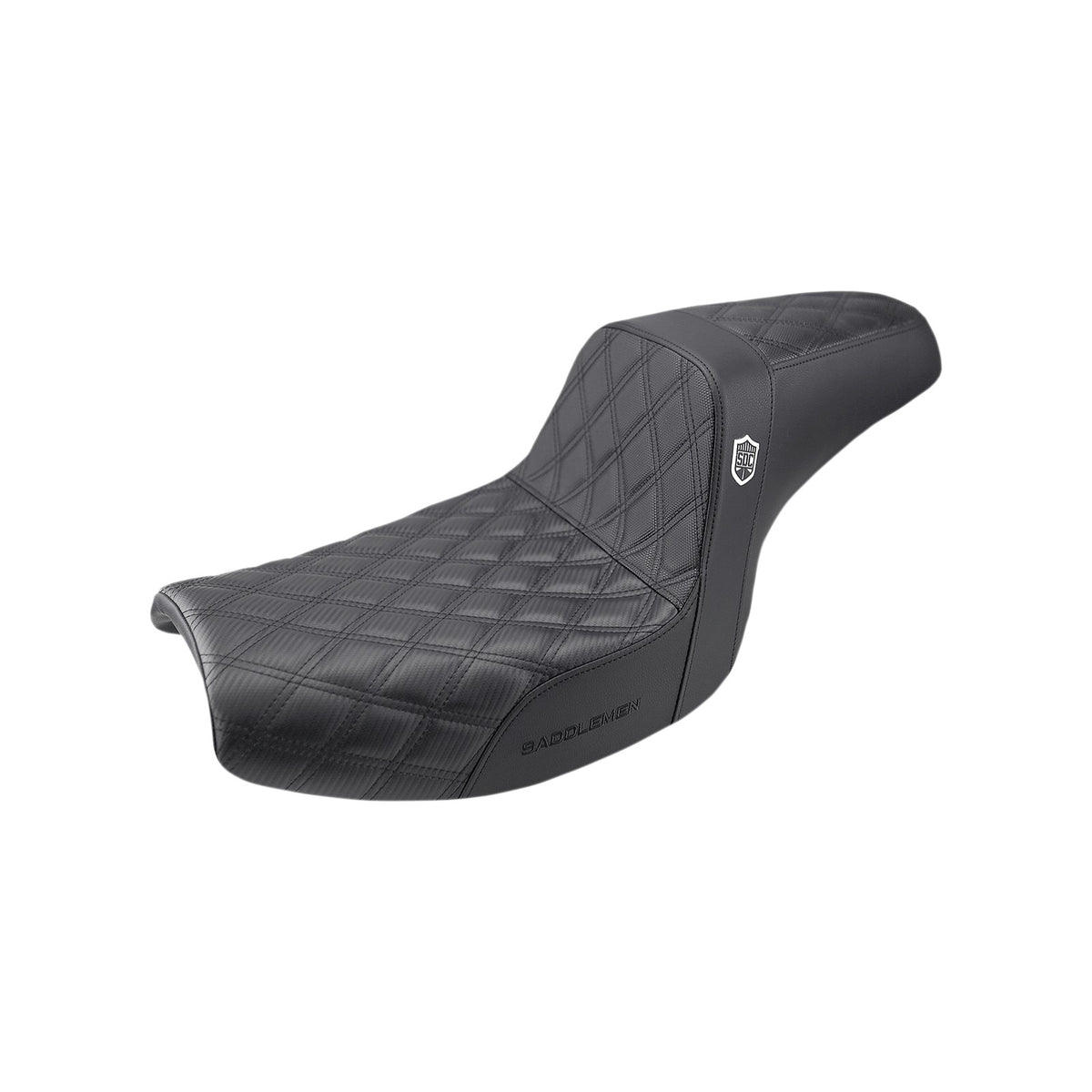 SADDLEMEN - PRO SERIES SDC PERFORMANCE SEAT - W/O BACKREST - LATTICE STITCH/LUMBAR GRIPPER - FXR '82-'00