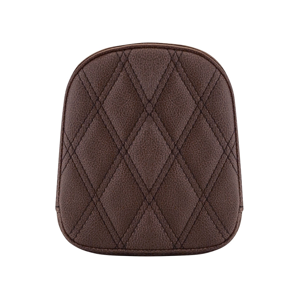 SADDLEMEN - SISSY BAR PAD - LATTICE STITCHED - BROWN FL '99-'22