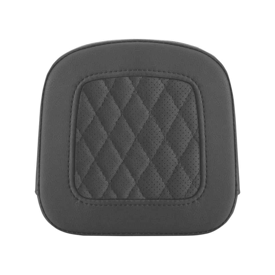 SADDLEMEN - SISSY BAR PAD - LATTICE STITCHED - BLACK - FL '97-'23