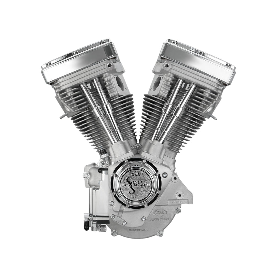 S&S CYCLE - V80 LONG-BLOCK ENGINE - NATURAL - CUSTOM CHASSIS | EVOLUTION BIG TWIN