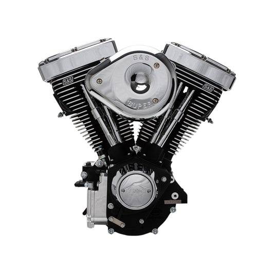 S&S CYCLE - V80R SERIES ENGINE - BLACK - CUSTOM CHASSIS | EVOLUTION BIG TWIN