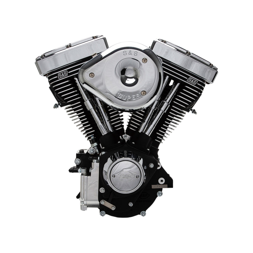 S&S CYCLE - V80R SERIES ENGINE - BLACK - CUSTOM CHASSIS | EVOLUTION BIG TWIN
