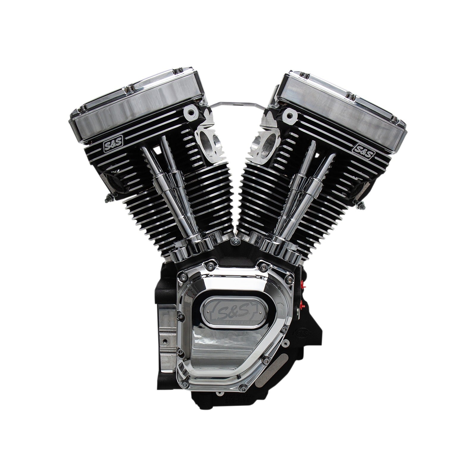 S&S CYCLE - T111 LONG BLOCK ENGINE - WRINKLE BLACK AND CHROME - TOURING | DYNA