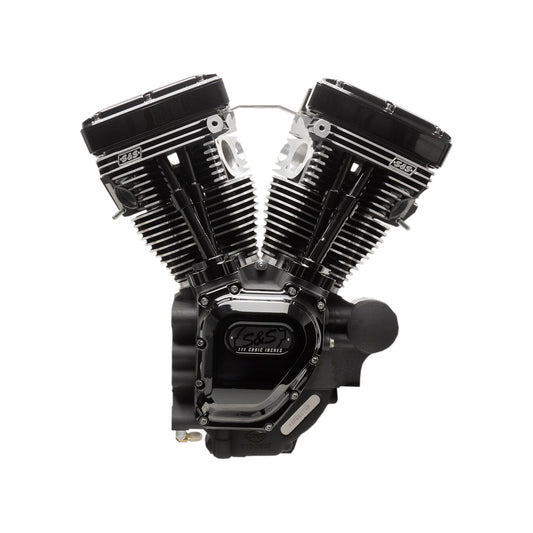 S&S CYCLE - T111 LONG BLOCK ENGINE - BLACK - TOURING