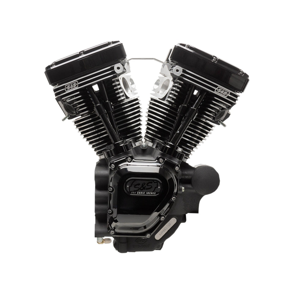S&S CYCLE - T111 LONG BLOCK ENGINE - BLACK - TOURING