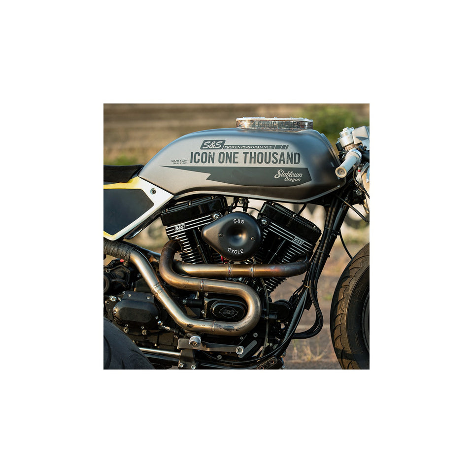 S&S CYCLE - T124 LONG BLOCK ENGINE - BLACK - TOURING