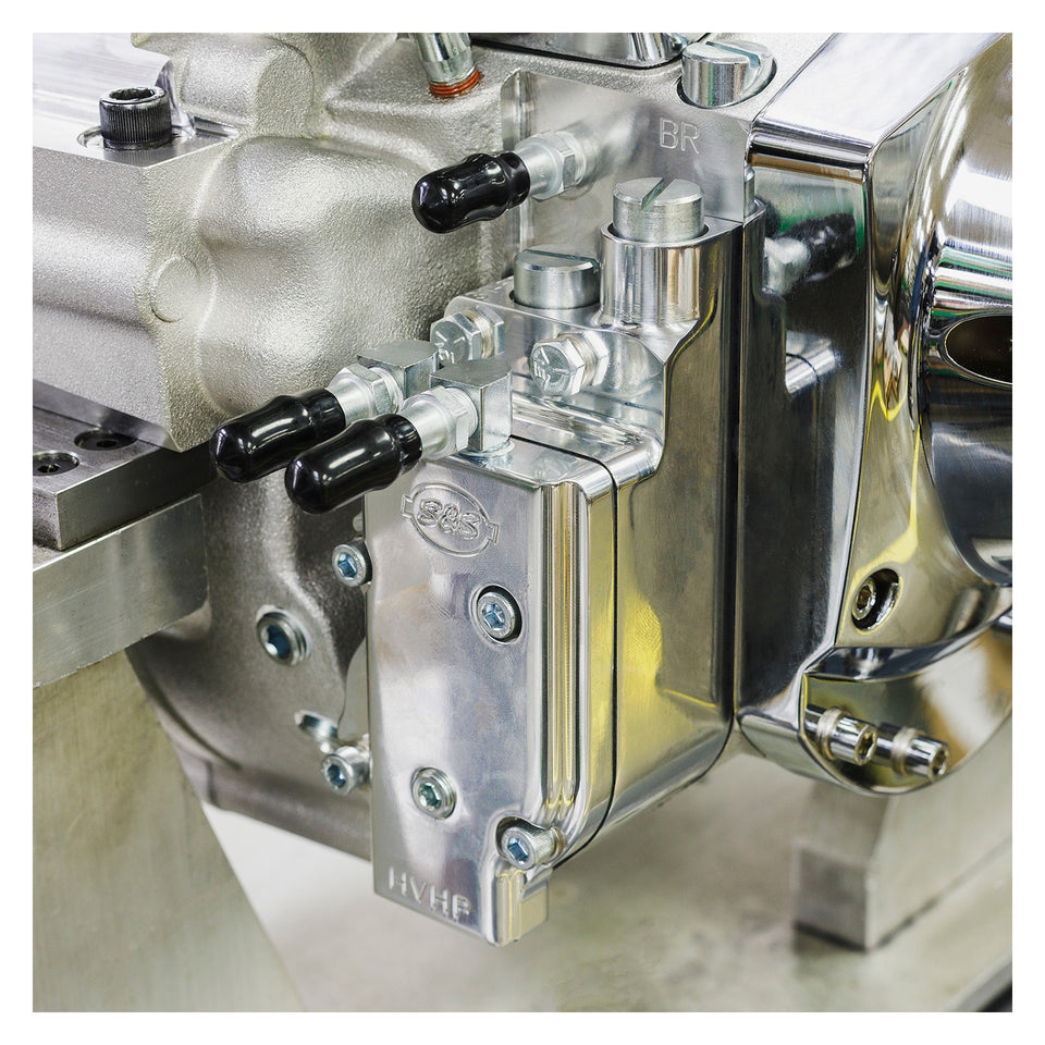 S&S CYCLE - V111 LONG-BLOCK ENGINE- NATURAL - 84-'99 CUSTOM CHASIS W/ALTERNATOR STYLE PRIMARY