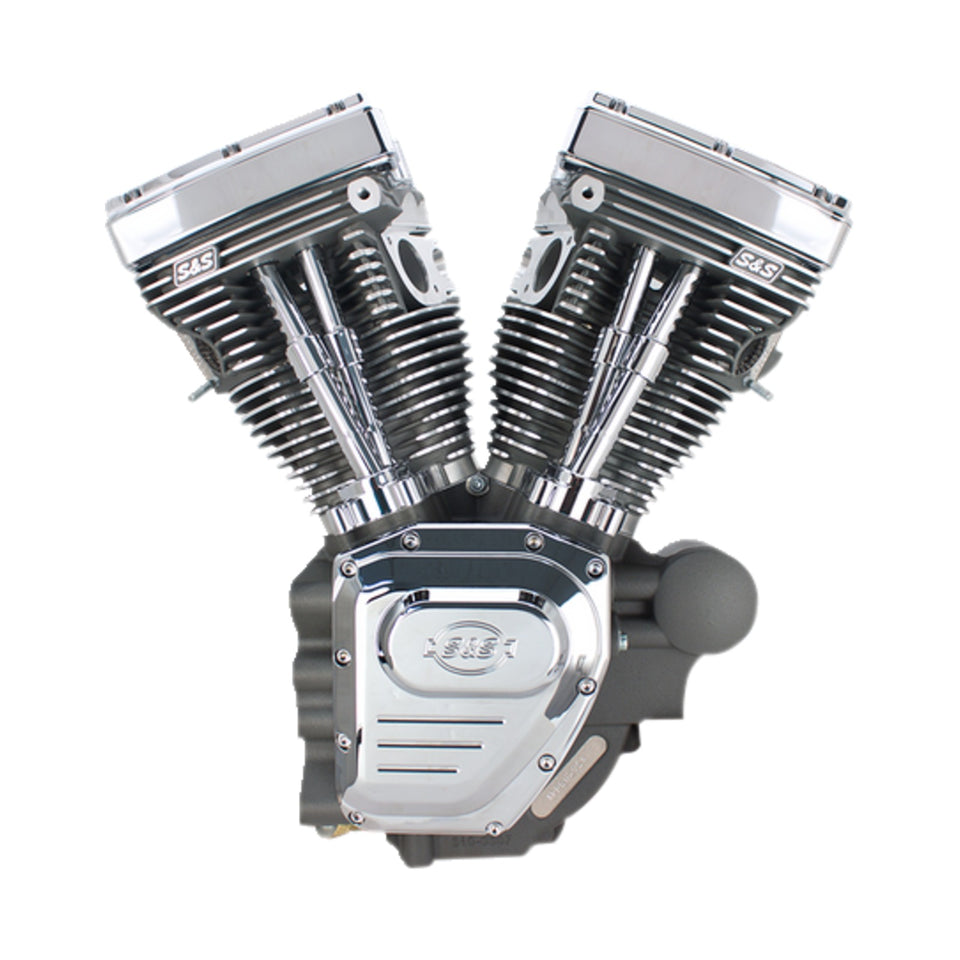 S&S CYCLE - T124 LONG BLOCK ENGINE - STONE GRAY - TOURING