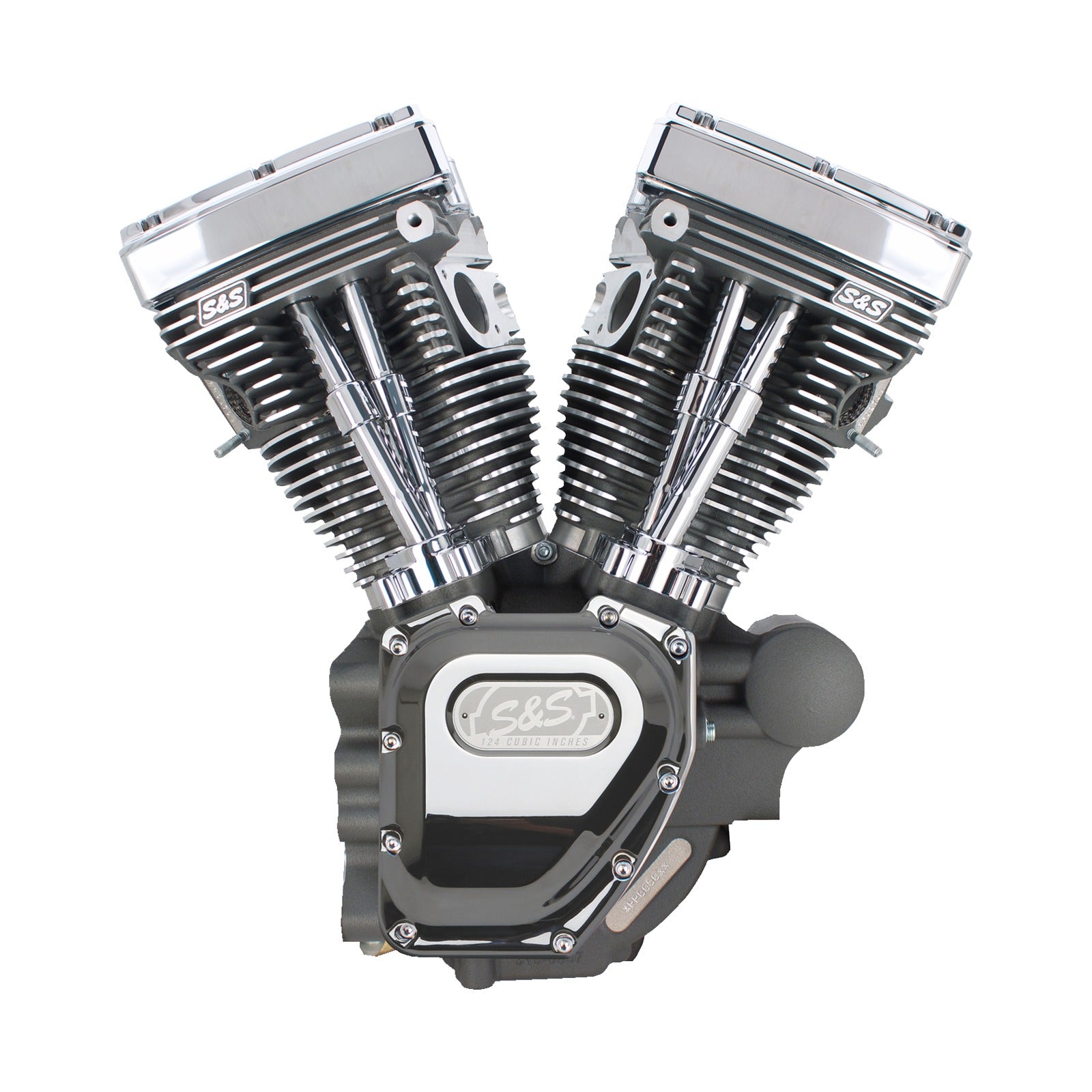 S&S CYCLE - T124 LONG BLOCK ENGINE - STONE GRAY - TOURING