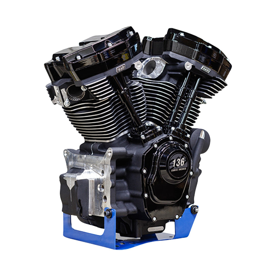 S&S CYCLE - MK136 ENGINE - 550G CAMSHAFT - OIL COOLED - M8 SOFTAIL
