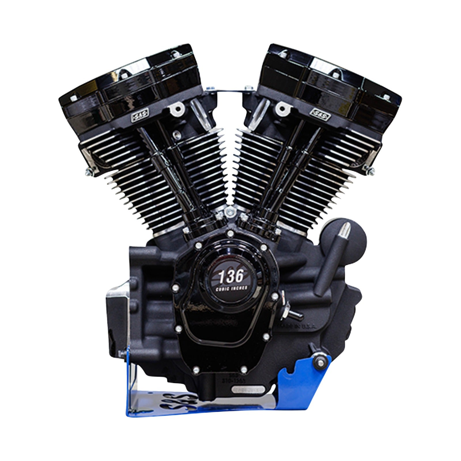 S&S CYCLE - MK136 ENGINE - 550G CAMSHAFT - OIL COOLED - M8 SOFTAIL