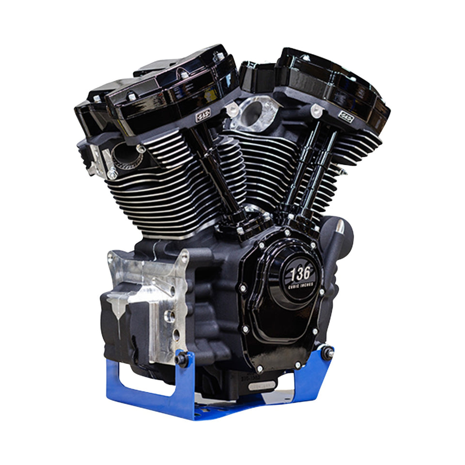 S&S CYCLE - MK136 ENGINE - 475G CAMSHAFT - OIL COOLED - M8 SOFTAIL