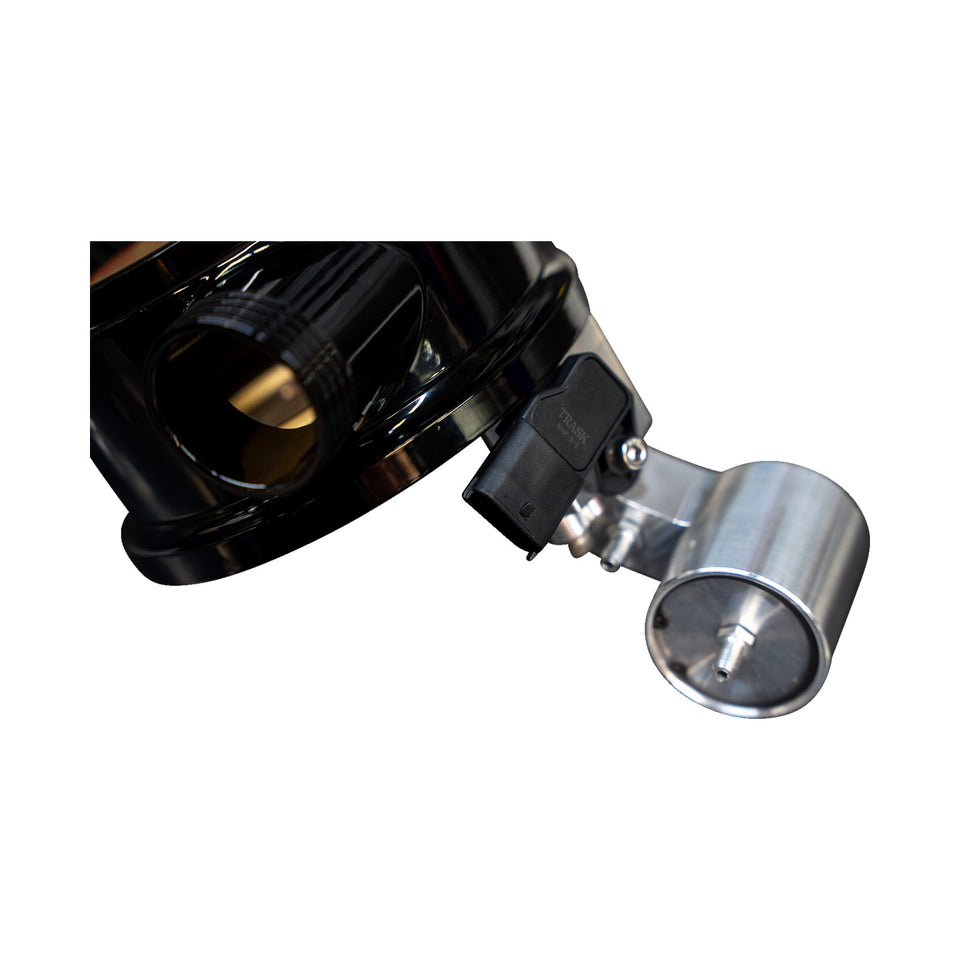 TRASK - TORNADO TURBO PERFORMANCE KIT - BLACK WITH BRUSHED STAINLESS STEEL EXHAUST - M8