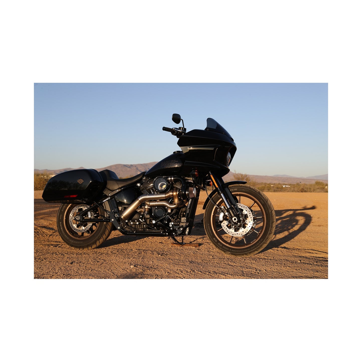 TRASK - TORNADO TURBO PERFORMANCE KIT - BLACK WITH BRUSHED STAINLESS STEEL EXHAUST - M8