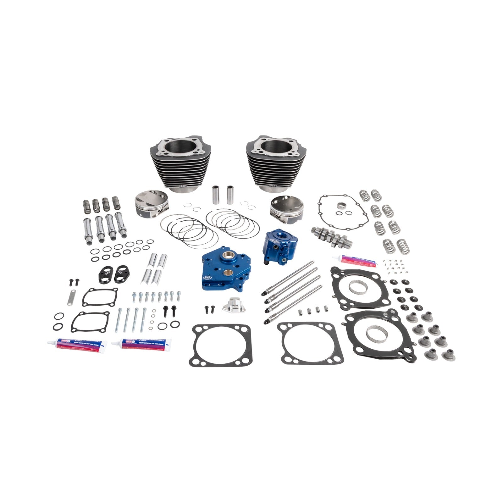 S&S CYCLE - 132" POWER PACKAGE - OIL COOLED - 496 CHAIN DRIVE