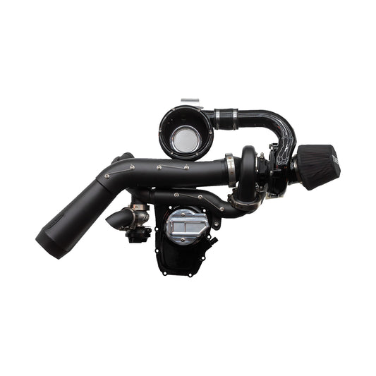 TRASK - TORNADO TURBO KIT - STAGE 2 - BLACK WITH BLACK ALUMINUM - GEN 2 M8