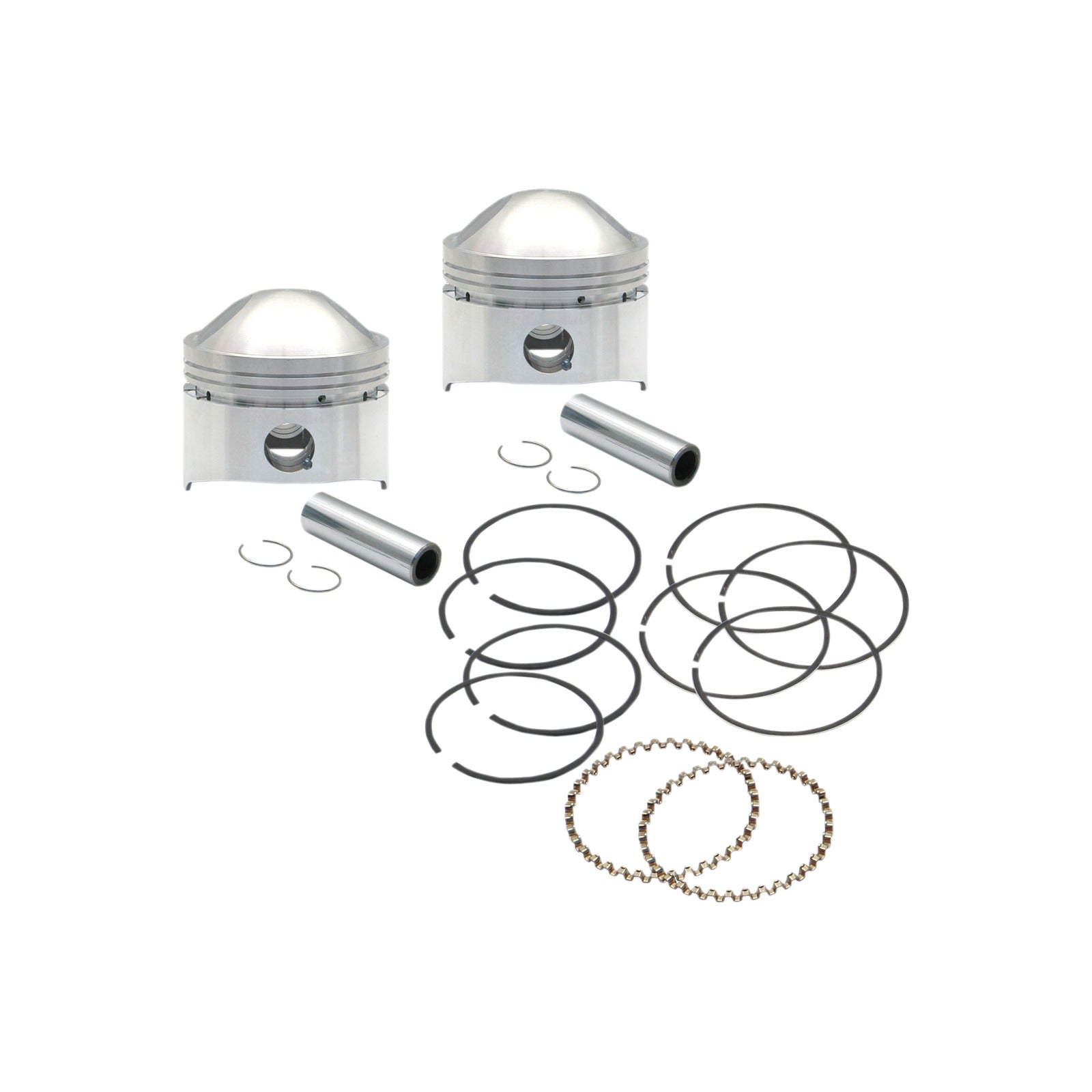 S&S CYCLE - PISTON KIT - HIGH COMPRESSION - 80" STOCK MOTOR - +.010