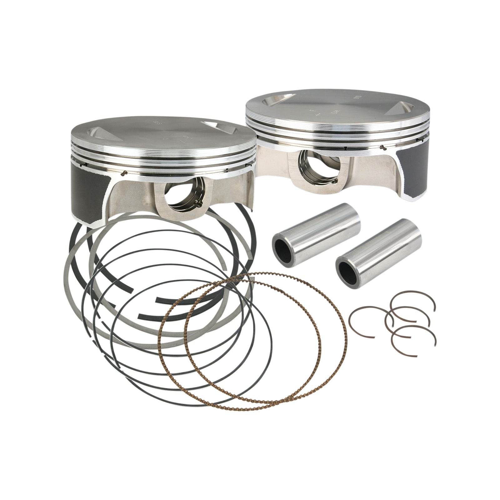 S&S CYCLE - PISTON KIT - FOR HOT SET UP KITS(R) - 4.125" STANDARD - 111"/117"/124" ENGINE