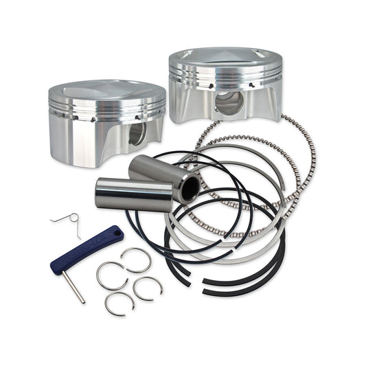 S&S CYCLE - BIG BORE FORGED PISTON KIT - 3.937" BORE - 98" TWIN CAM - STANDARD