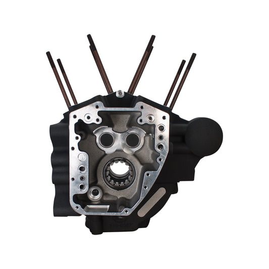 S&S CYCLE - ENGINE CASE - 4.125" BORE W/STOCK STUD PATTERN - WRINKLE BLACK - TWIN CAM