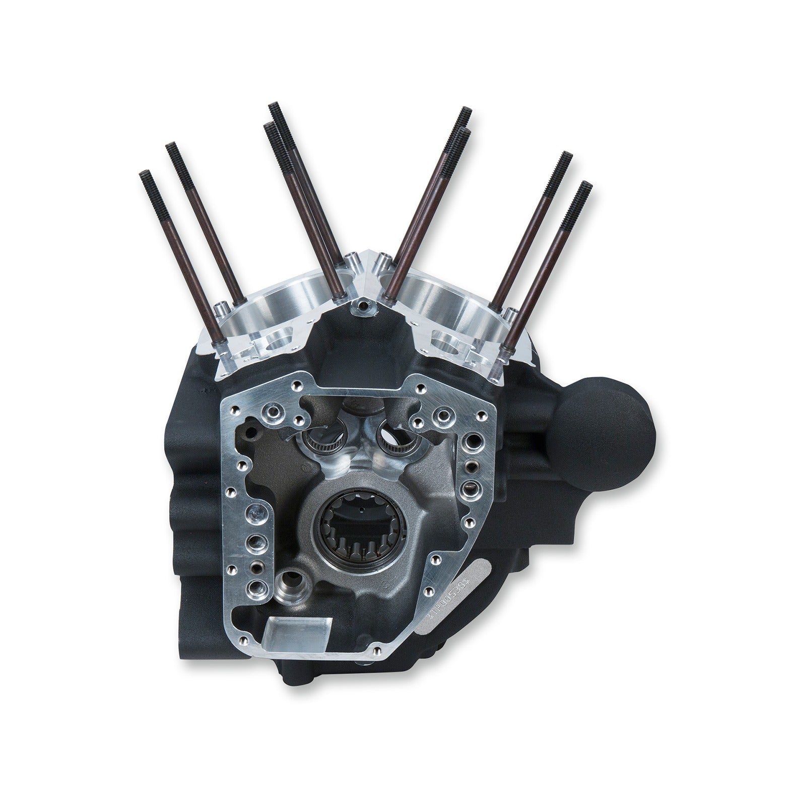 S&S CYCLE - CRANKCASE - 4.125" BORE W/STOCK BOLT PATTERN - WRINKLE BLACK - DYNA