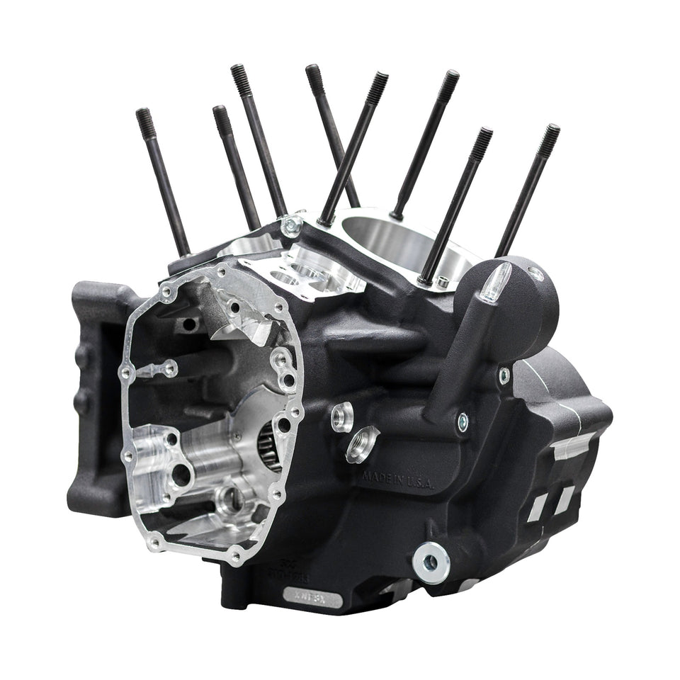 S&S CYCLE - CRANKCASE - MK-SERIES "B" - BLACK - M8 SOFTAIL