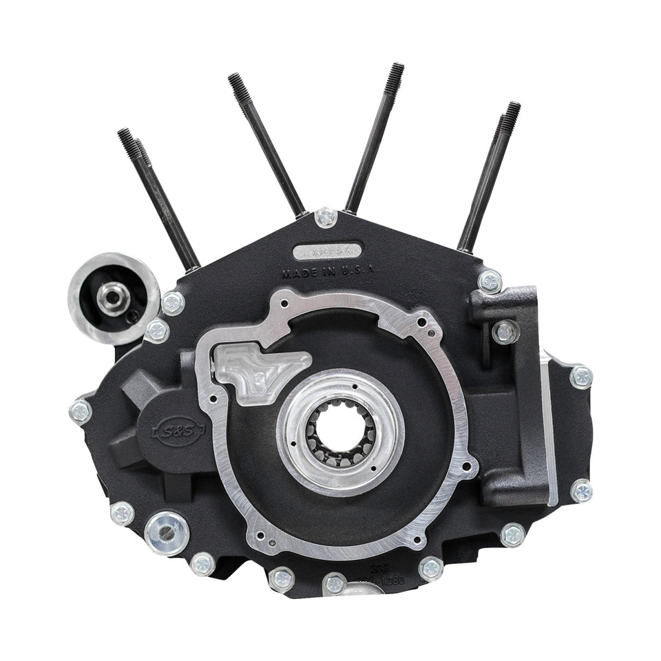 S&S CYCLE - CRANKCASE - MK-SERIES "B" - BLACK - M8 SOFTAIL
