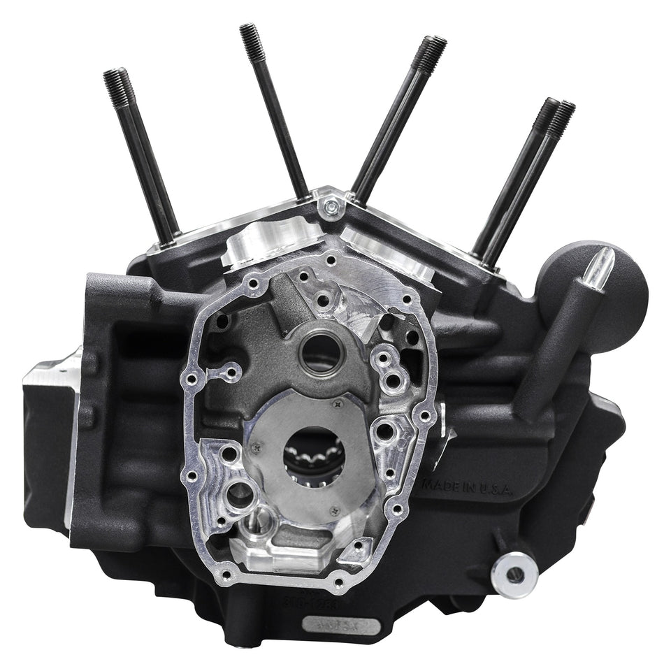 S&S CYCLE - CRANKCASE - MK-SERIES "B" - BLACK - M8 SOFTAIL