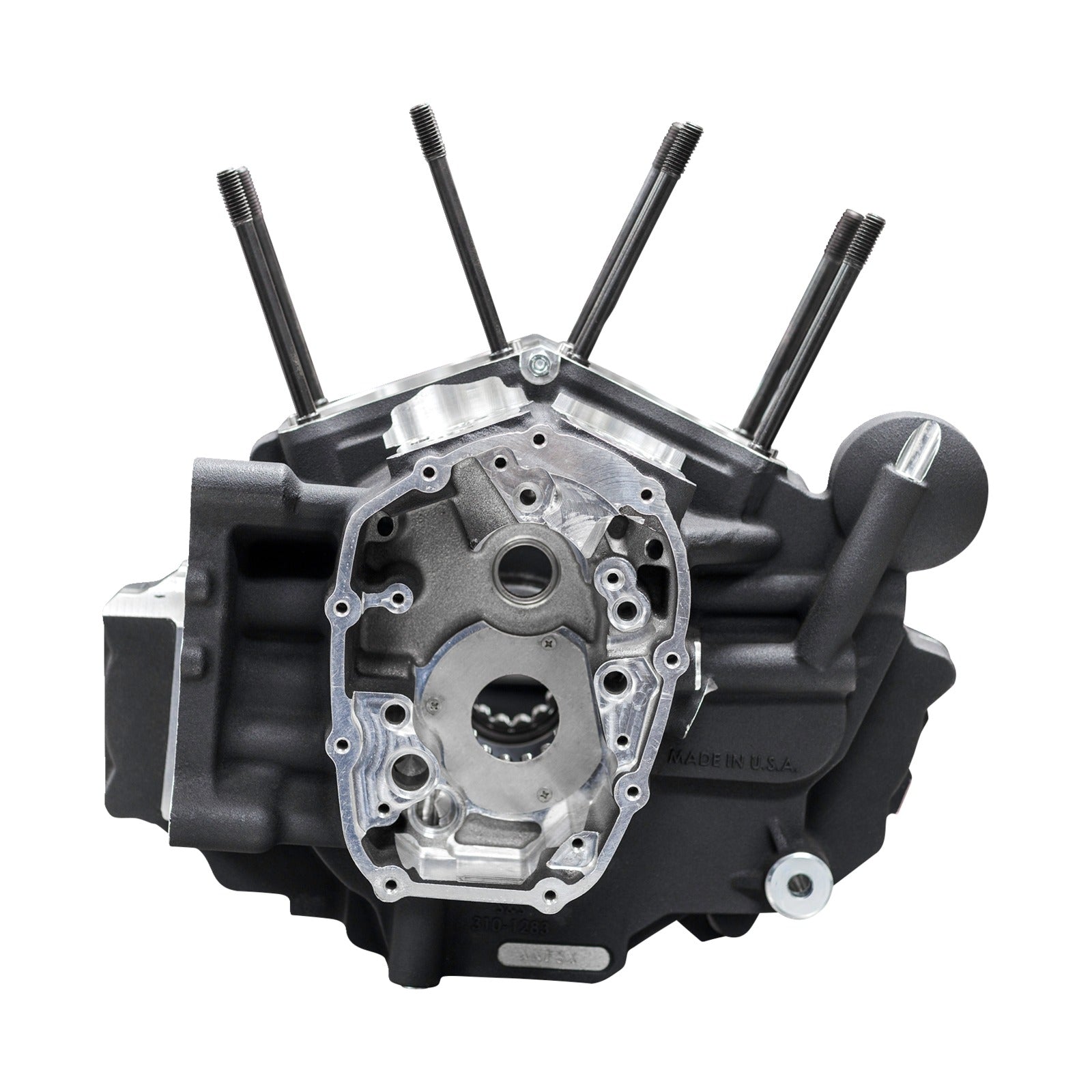 S&S CYCLE - CRANKCASE - MK-SERIES "B" - BLACK - M8 SOFTAIL