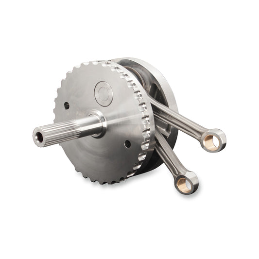 S&S CYCLE - FLYWHEEL ASSEMBLY - 4-3/8" - W/O SPROCKET BEARING RACE - 96"/103"/110" TWIN CAM "A" '07-'16