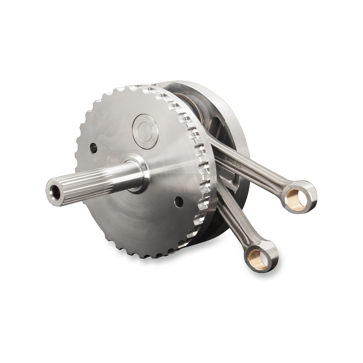 S&S CYCLE - FLYWHEEL ASSEMBLY - 4.00" - WITH SPROCKET BEARING RACE - 88"/95"/100" TWIN CAM "A" '03-'06