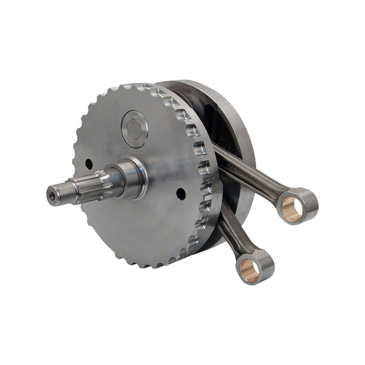 S&S CYCLE - FLYWHEEL ASSEMBLY - 4.00" - WITH SPROCKET BEARING RACE - 88"/95"/100" TWIN CAM "A" '03-'06