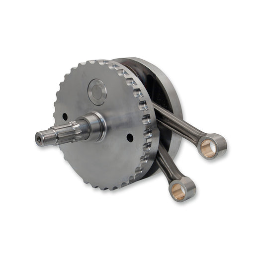 S&S CYCLE - FLYWHEEL ASSEMBLY - 4-3/8" - WITH SPROCKET BEARING RACE - TWIN CAM "A" '99-'06 (EXCEPT '06 DYNA)