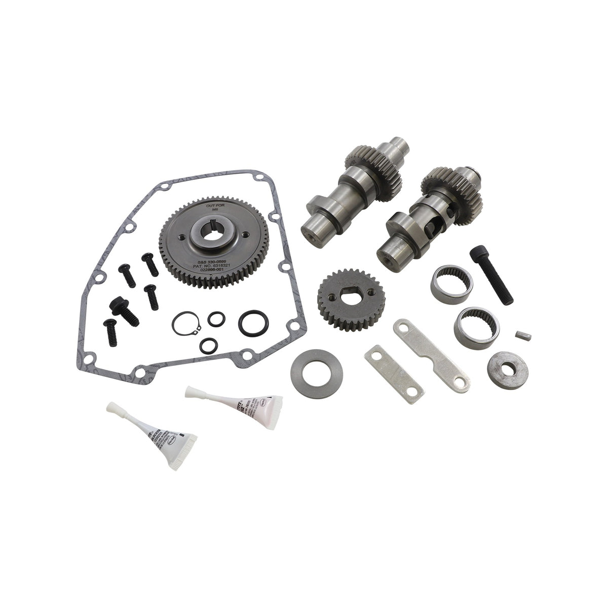 S&S CYCLE - CAMSHAFT KIT - EASY START - 570 CHAIN DRIVE - TWIN CAM '07-'17 | DYNA '06