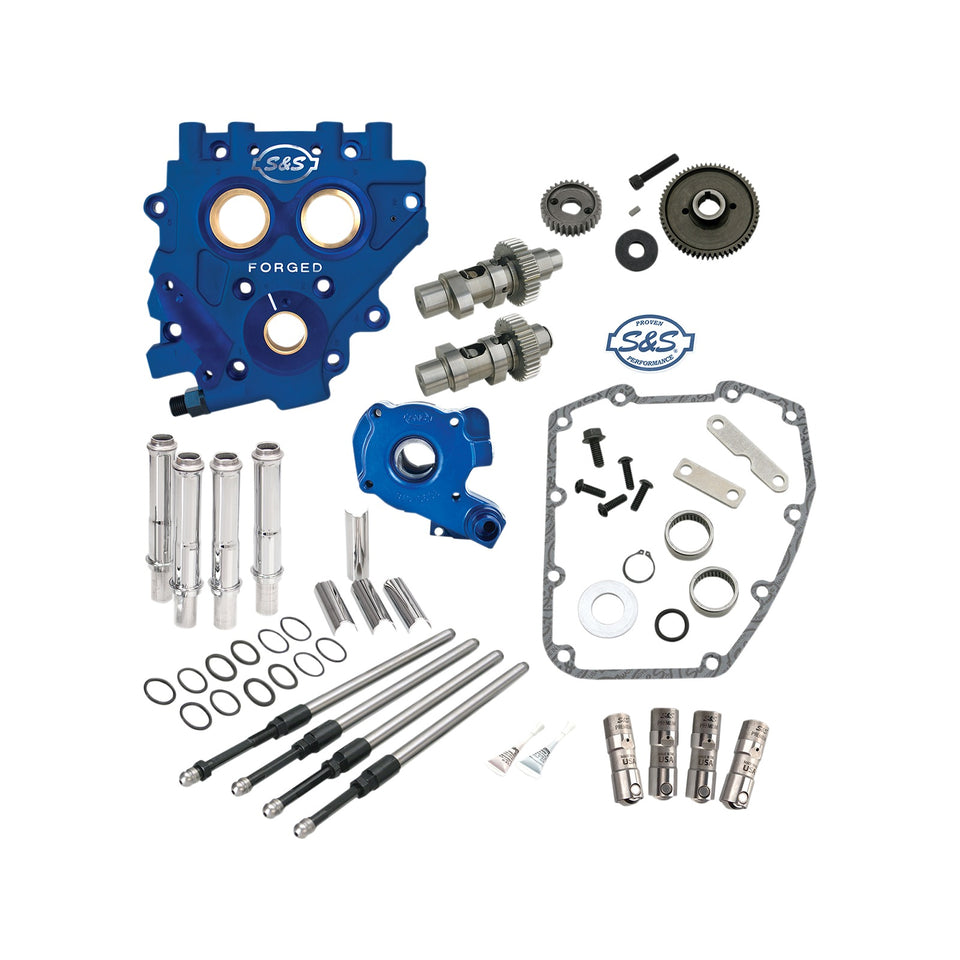 S&S CYCLE - CAM CHEST WITH PLATE KIT - 585GE - EASY START CAMS - TWIN CAM