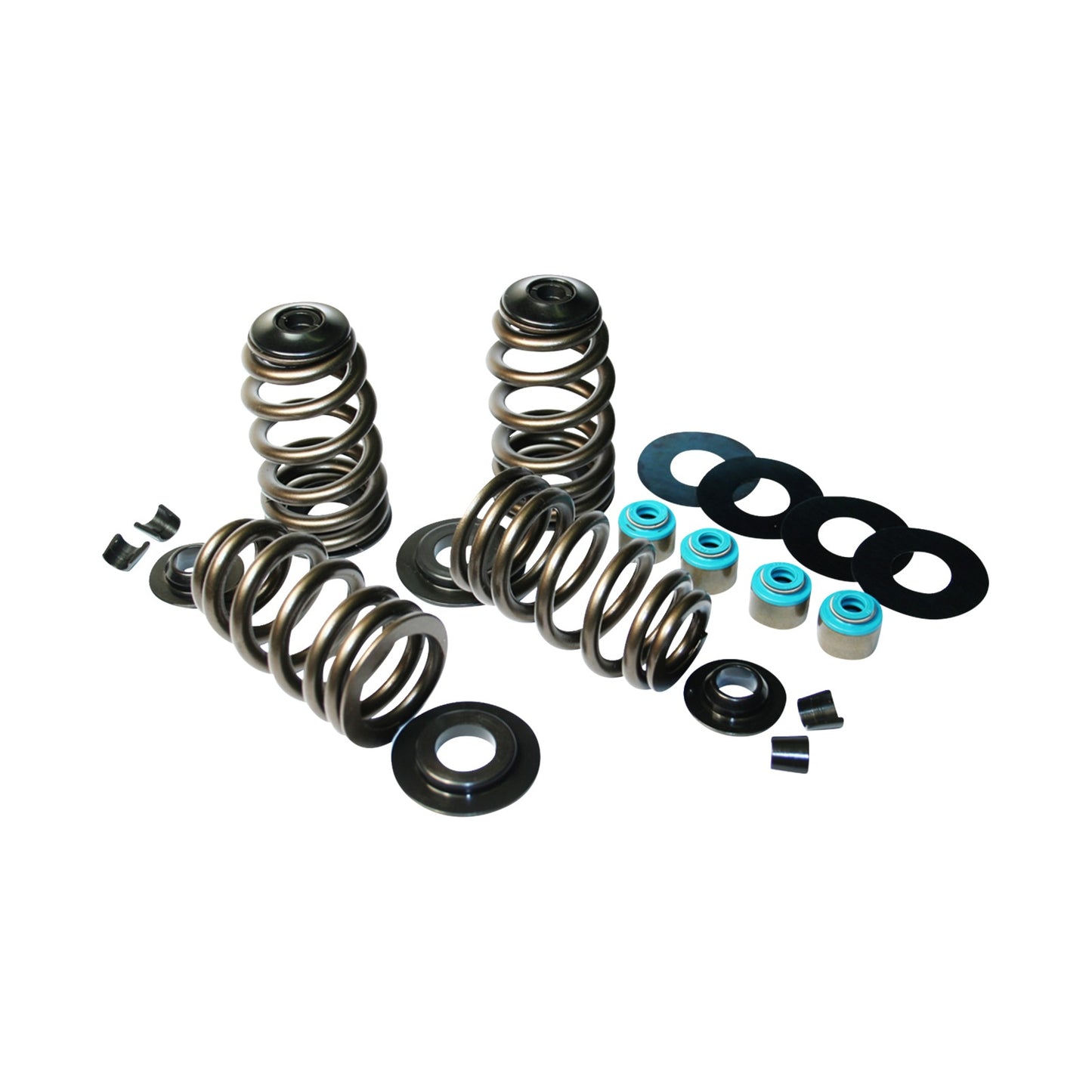 FEULING PARTS - VALVE SPRING KIT - STEEL RETAINERS - FOR 7.00 MM VALVE STEM - TWIN CAM