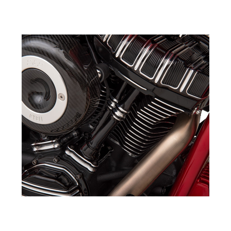 ARLEN NESS - PUSHROD TUBE COVER KIT - 10 GAUGE(R) - BLACK - M8