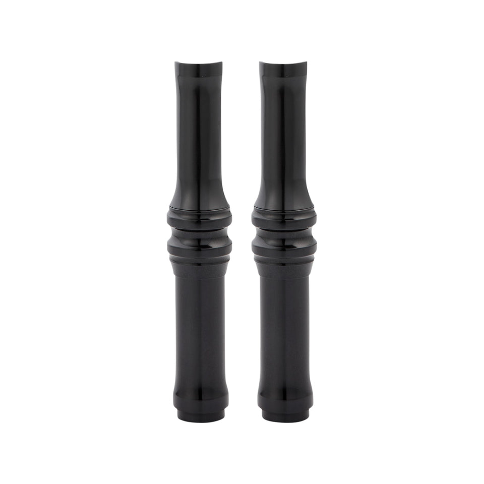 ARLEN NESS - PUSHROD TUBE COVER KIT - 10 GAUGE(R) - BLACK - TWIN CAM
