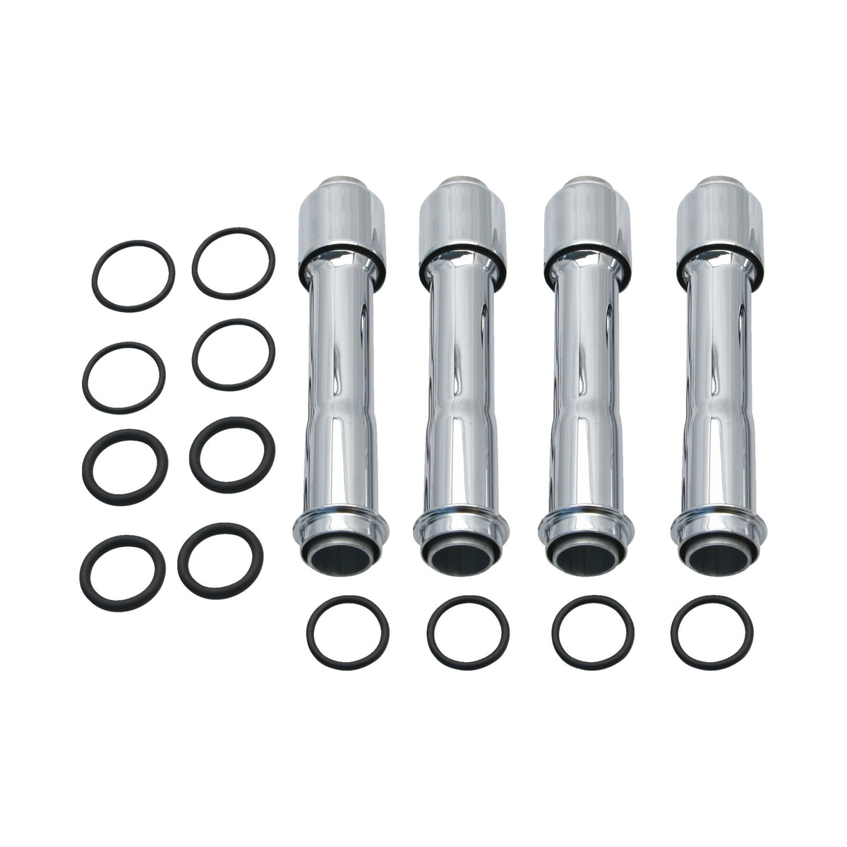 S&S CYCLE - PUSHROD COVER KIT - CHROME - TWIN CAM | M8