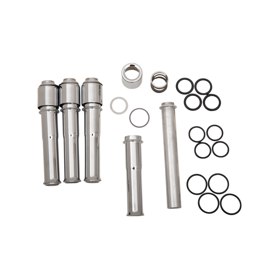 S&S CYCLE - PUSHROD COVER KIT - CHROME - TWIN CAM | M8