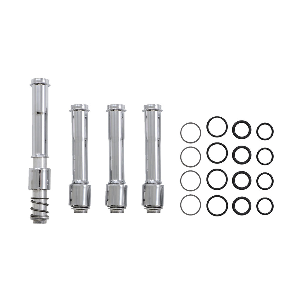 S&S CYCLE - PUSHROD COVER KIT - CHROME - TWIN CAM | M8