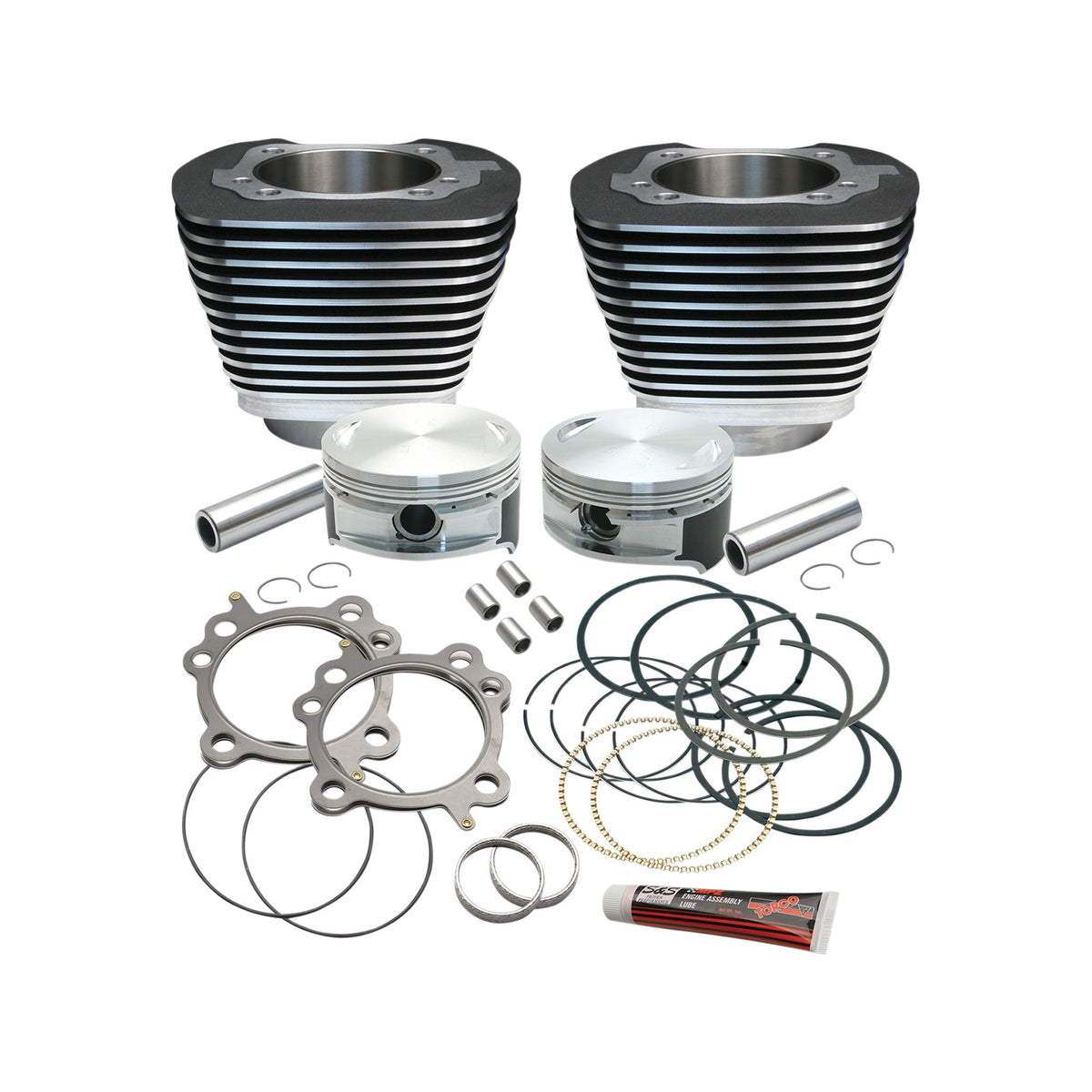 S&S CYCLE - CYLINDER & PISTON REPLACEMENT FOR S&S 106" STROKER KIT - BLACK
