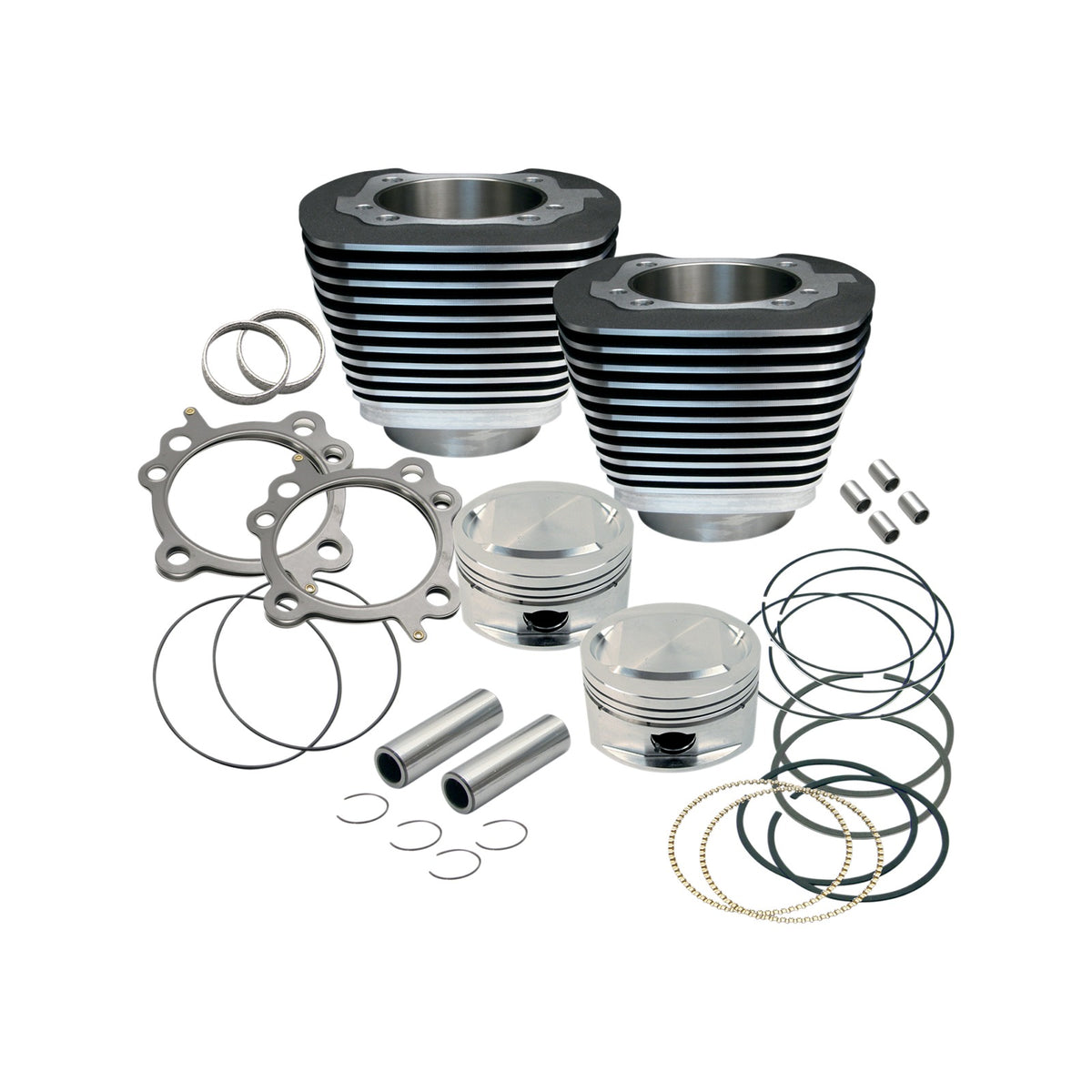 S&S CYCLE - 95" BIG BORE CYLINDER KIT - SILVER - TWIN CAM